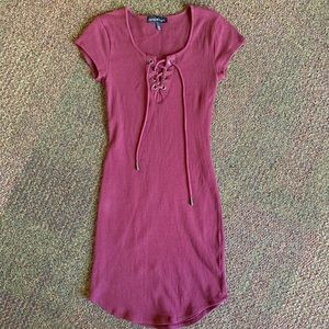 Ribbed bodycon dress